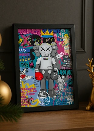 Cadre Premium kaws 1 13x18, marque: Kaws, état: Neuf avec étiquette, 12,90 €, 14,25 € Protection acheteurs (Pro) incluse