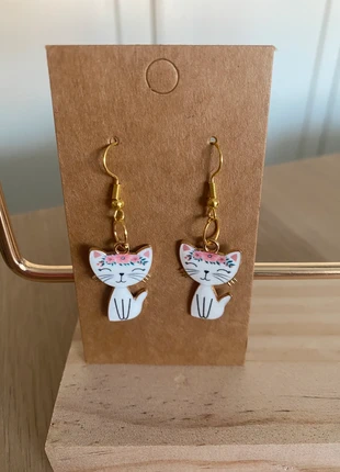 Paire de boucles d’oreille, marque: Fait Main, état: Neuf avec étiquette, 2,00 €, 2,80 € Protection acheteurs incluse
