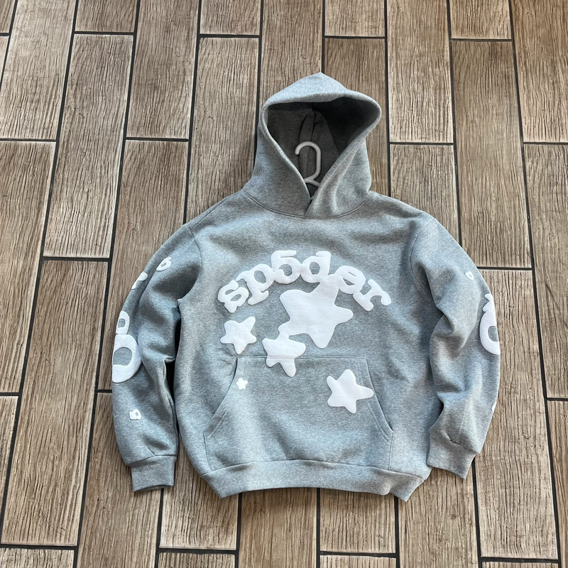 Sp5der Beluga Hoodie Grey 1