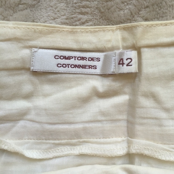 Jupe beige Comptoir des cotonniers taille 42 1