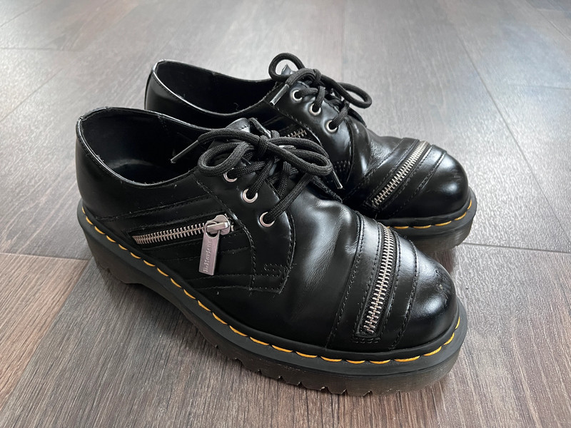 rare punk rock style Dr Martens 1461 BEX ZIP boat shoes Vinted