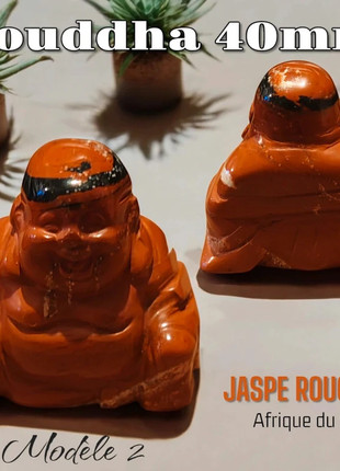 Bouddha 40mm, modèle 2, Jaspe Rouge., état: Neuf avec étiquette, 9,00 €, 10,15 € Protection acheteurs (Pro) incluse