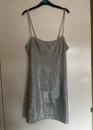 Silver Glittery Dress Medium, brand: H&M, condition: Very good, size: M / UK 12-14, £8.00, £9.10 includes Buyer Protection