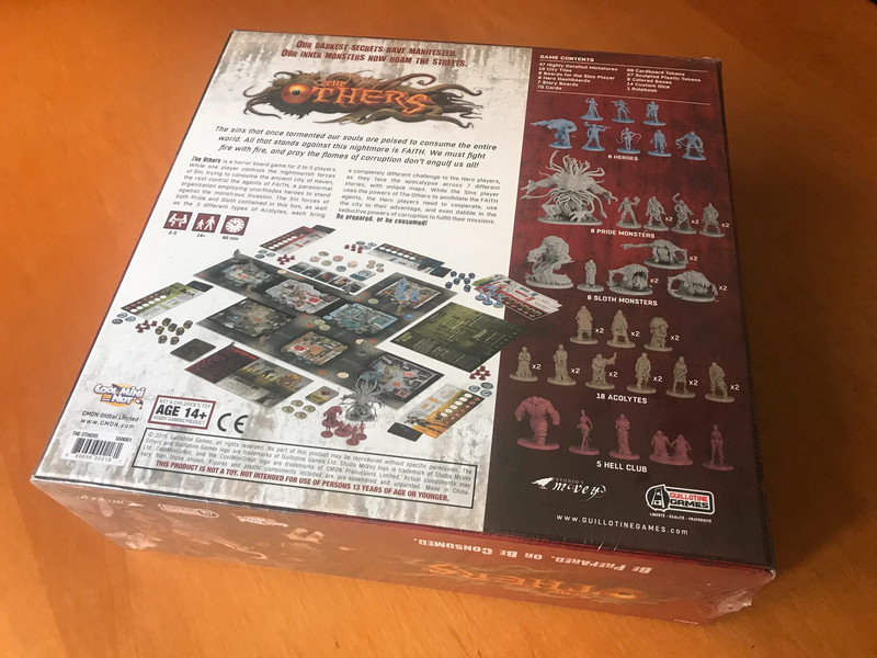 The Others: 7 Sins - Gioco da tavolo - Board Game - Core box - Kickstarter KS - 2016 2