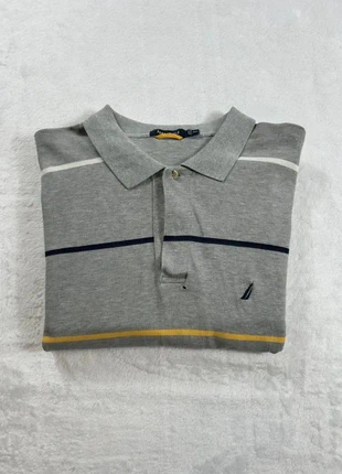 Polo manches longues à rayures Nautica - Taille XXL Homme - Gris rayures jaune noir, marke: Nautica, zustand: Gut, größe: XXL, 3,00 €, 3,85 € inklusive Vinted-Käuferschutz