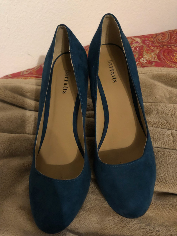 Escarpin bleu petrole hotsell