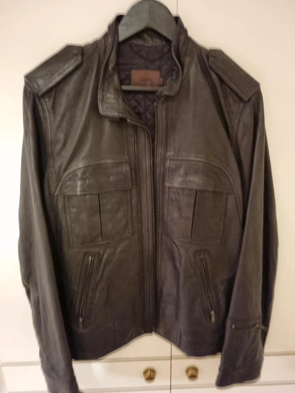 Reiss leather jacket mens | Vinted