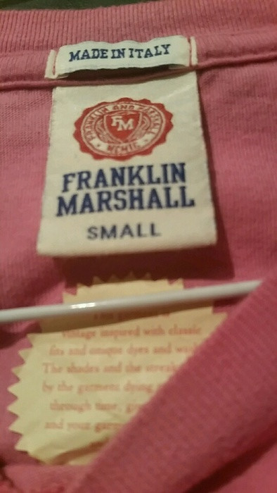 T-shirt long rose Franklin & Marshall NEUF 4