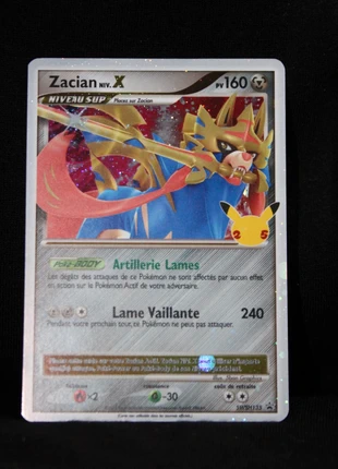 Zacian niv X SWSH135 - EB celebrations 25 ans - Carte Pokémon FR, brand: Pokémon, condition: Very good, €3.00, €3.85 includes Buyer Protection Pro