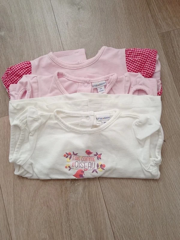 lot de 3 T-shirt MC 6M - photo numéro 2