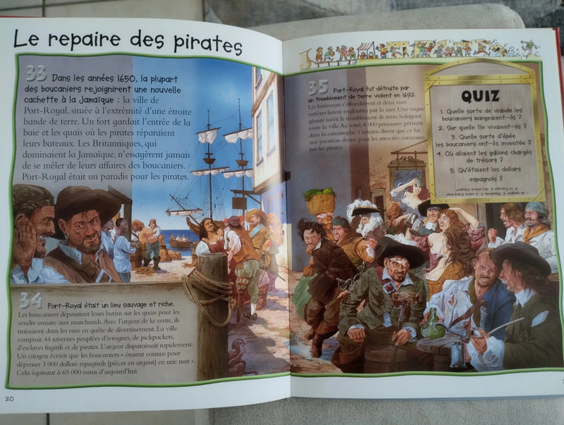 Livre enfant : "100 infos à connaître" - Les Pirates 2