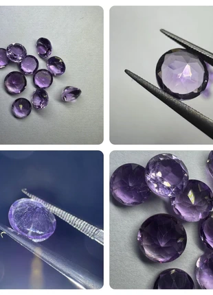 Lot de 10 pierres taillées d’Améthyste - 13,29ct, brand: pas de marque, condizioni: Ottime, €13.00, €14.35 include la Protezione acquisti