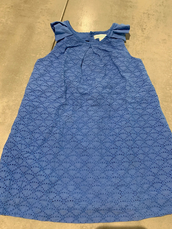 Robe bébé fille 23mois bleu roy 1