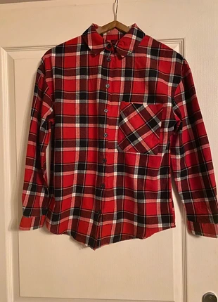 Chemise à carreaux rouge, noir et blanc , brand: Kiabi, condition: New without tags, size: XS / 34 / 6, €5.00, €5.95 includes Buyer Protection
