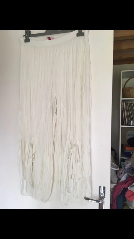 ensemble debardeur / tunique asymétrique et pantalon taille 52 comme neuf MEGAN - photo numéro 3