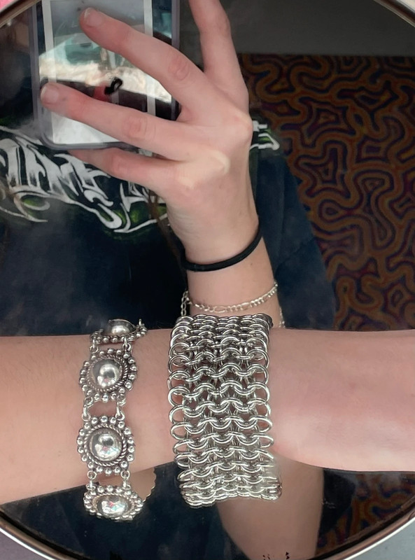 chunky chainmail bracelet 1