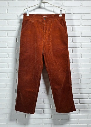 Carhartt Jeans Maat S Bruin Oranje Cargo Corduroy Wip, merk: Carhartt, staat: Heel goed, maat: S, € 30,00, € 32,20 inclusief Kopersbescherming Pro