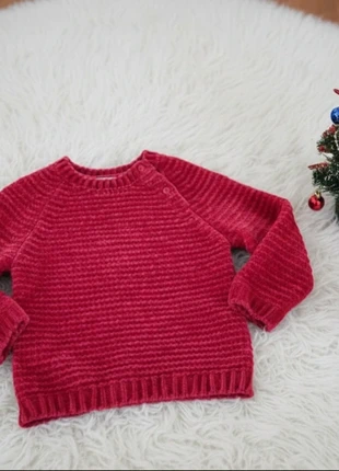 Maglione Caldo Fagottino Ciniglia/Velluto Rosso Taglia 24-30 Mesi, marca: OVS, estado: Muito bom, tamanho: 24-36 meses / 92 cm, €3.00, €3.85 inclui Proteção do Comprador