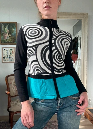 Gerry Weber Artsy Wool Zip Up, merk: Gerry Weber, staat: Heel goed, maat: L / 40 / 12, € 17,50, € 19,08 inclusief Kopersbescherming Pro