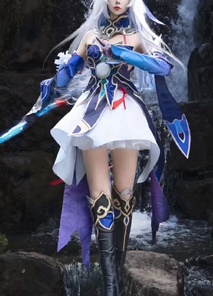 Honkai Star Rail (hsr) JingLiu cosplay costume full set, brand: NO LABEL, condition: Very good, size: S / 36 / 8, €50.00, €53.20 includes Buyer Protection