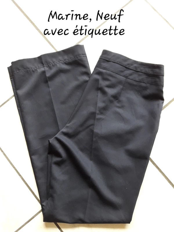 Joli Pantalon marine 40