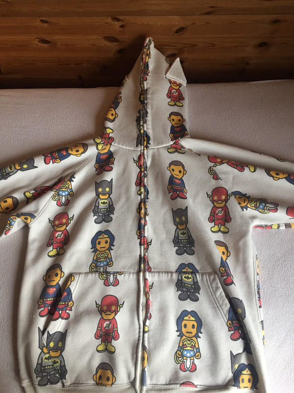 Bape x dc cheap hoodie