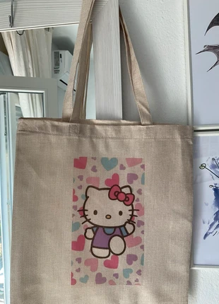 Tote bag Hello Kitty, merk: Rosa, staat: Heel goed, € 2,50, € 3,33 inclusief Kopersbescherming