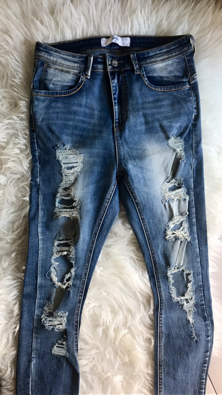 Jeans taille haute Sixth June  1