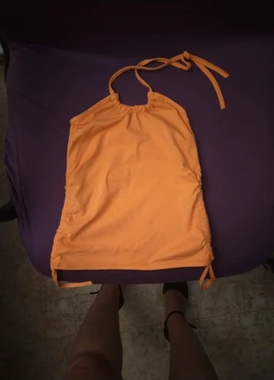 Top corto naranja fosforito lycra, marque: Maggie, état: Très bon état, taille: XS / 34 / 6, 2,00 €, 2,80 € Protection acheteurs incluse