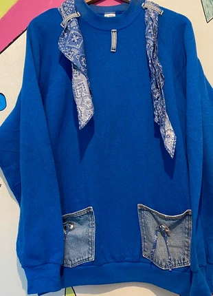 💙 Vintage Fruit of the Loom Blue Sweatshirt – XL, Made in USA, brand: Fruit of the Loom, condition: Very good, size: XL / 42 / 14, €6.00, €7.00 includes Buyer Protection