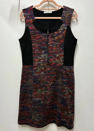 Robe Armand Thiery - Buste Maille Tweed Zippé & Noir Taille 40, brand: Armand Thiery, condition: Very good, size: L / 40 / 12, €9.00, €10.15 includes Buyer Protection Pro