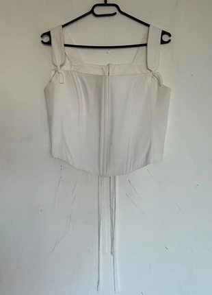 Ann Demeulemeester SS1993 Cotton Corset Top, merk: Ann Demeulemeester, staat: Goed, maat: M / 38 / 10, € 285,00, € 299,95 inclusief Kopersbescherming