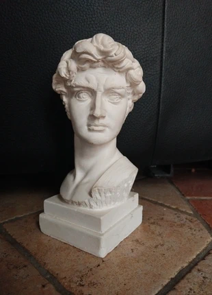 Buste antique en plâtre replique du buste de david de Michel Ange, marca: Michel Ange, estado: Muy bueno, 23,00 €, 24,85 € Protección al comprador incluida