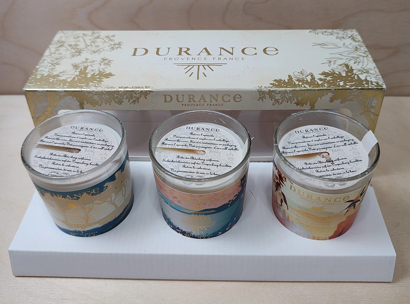Set of 3 Scented Durance Candles 5