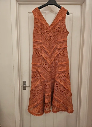 M&S size 16 dress with tassels and lace detail, brand: Marks & Spencer, condition: New without tags, size: L / UK 16-18, £10.00, £11.20 includes Buyer Protection