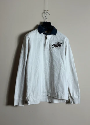 Vintage Embroidered Rugby Jersey, brand: Barbour, condition: Good, size: L, £24.99, £26.94 includes Buyer Protection