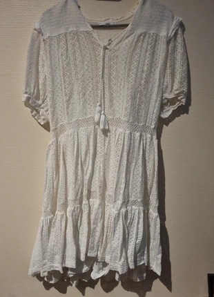 Robe longue élégante blanche M | Mango, marca: Mango, estado: Bueno, tamaño: M / 38 / 10, 10,00 €, 11,20 € Protección al comprador incluida