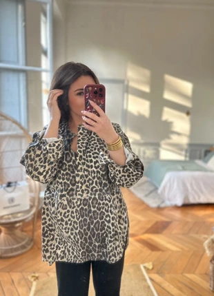 Blouse H&M 🐆, marca: H&M, estado: Nuevo sin etiquetas, tamaño: S / 36 / 8, 35,00 €, 37,45 € Protección al comprador incluida