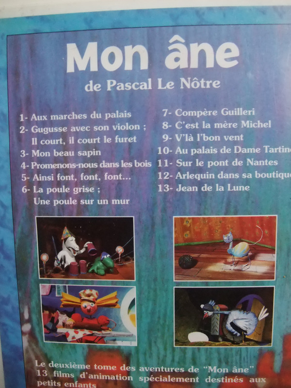 K7 Mon Ane 13 Films D Animations Destines Aux Petits Enfants Vinted