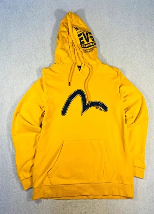 Sweat Capuche Y2K Evisu Generation Jaune Logo Peint - Taille M, marca: Evisu, estado: Muy bueno, tamaño: M, 69,90 €, 74,10 € Protección al comprador Pro incluida