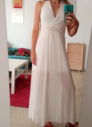 Vestido blanco verano, état: Neuf sans étiquette, taille: Taille unique, 12,00 €, 13,30 € Protection acheteurs incluse