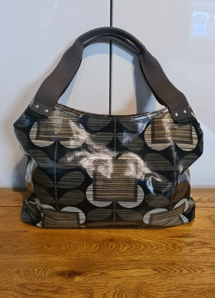Orla Kiely Black & Brown Stem Crossbody Bag, brand: Orla Kiely, condition: Very good, £25.00, £26.95 includes Buyer Protection