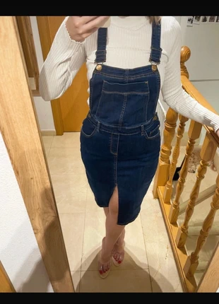 Peto con falda larga vaquera River island, marque: River Island, état: Neuf sans étiquette, taille: L / 40 / 12, 25,00 €, 26,95 € Protection acheteurs incluse