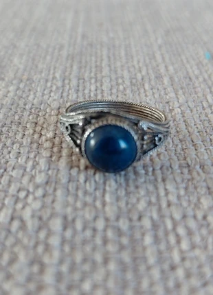 silver old lapis lazuli ring.pretty, brand: Silver, condition: Very good, size: 16.9 mm / M½, £8.75, £9.89 includes Buyer Protection Pro