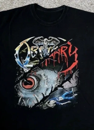 Obituary Reprint Black Gildan tshirt Size XL, marca: Gildan, estado: Novo com etiquetas, tamanho: XL, €22.00, €23.80 inclui Proteção do Comprador