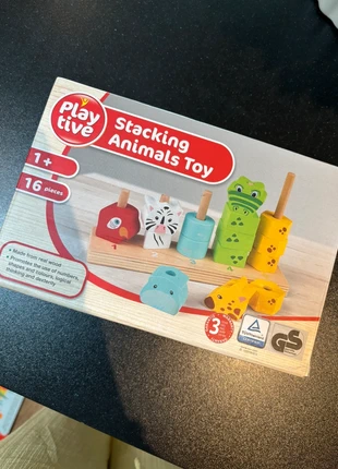 Dieren torens bouwen, merk: Playtive, staat: Heel goed, maat: 12-18 maanden / 80 cm, € 3,00, € 3,85 inclusief Kopersbescherming