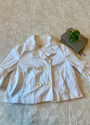 Coquette White Short Zara Basics Trench Coat, brand: COQUETTE, condizioni: Ottime, taglia: Taglia unica, €15.00, €16.45 include la Protezione acquisti