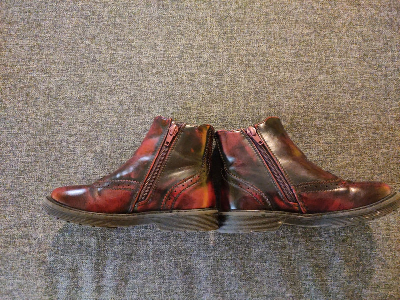 Used La Redoute kids girls burgundy boots EUR 29 UK size 11 Vinted