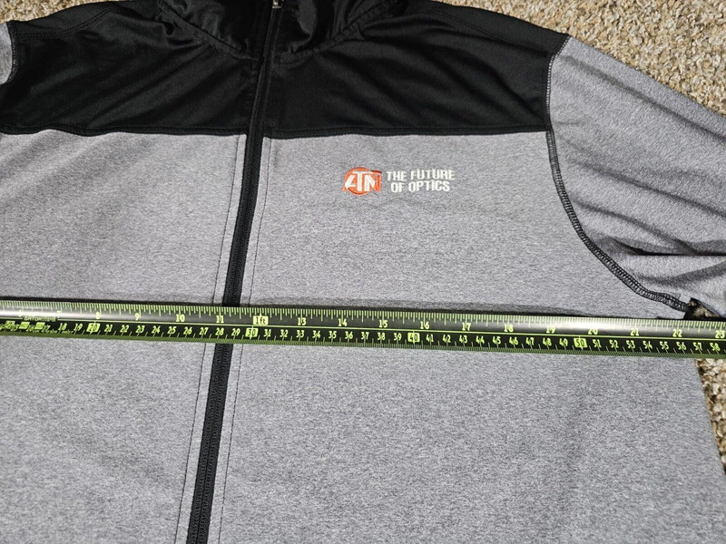 Atn Optics Men'S Black Gray The Future Of Optics Fullzip 3