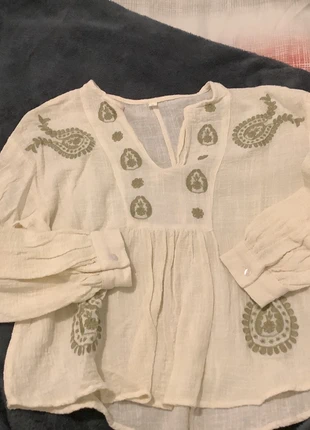 Chemisier en gaz de coton, marque: indépendant, état: Neuf sans étiquette, taille: S / 36 / 8, 10,00 €, 11,20 € Protection acheteurs incluse